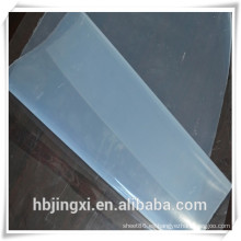 Hoja de silicona de alta temperatura de alta transparencia de la placa